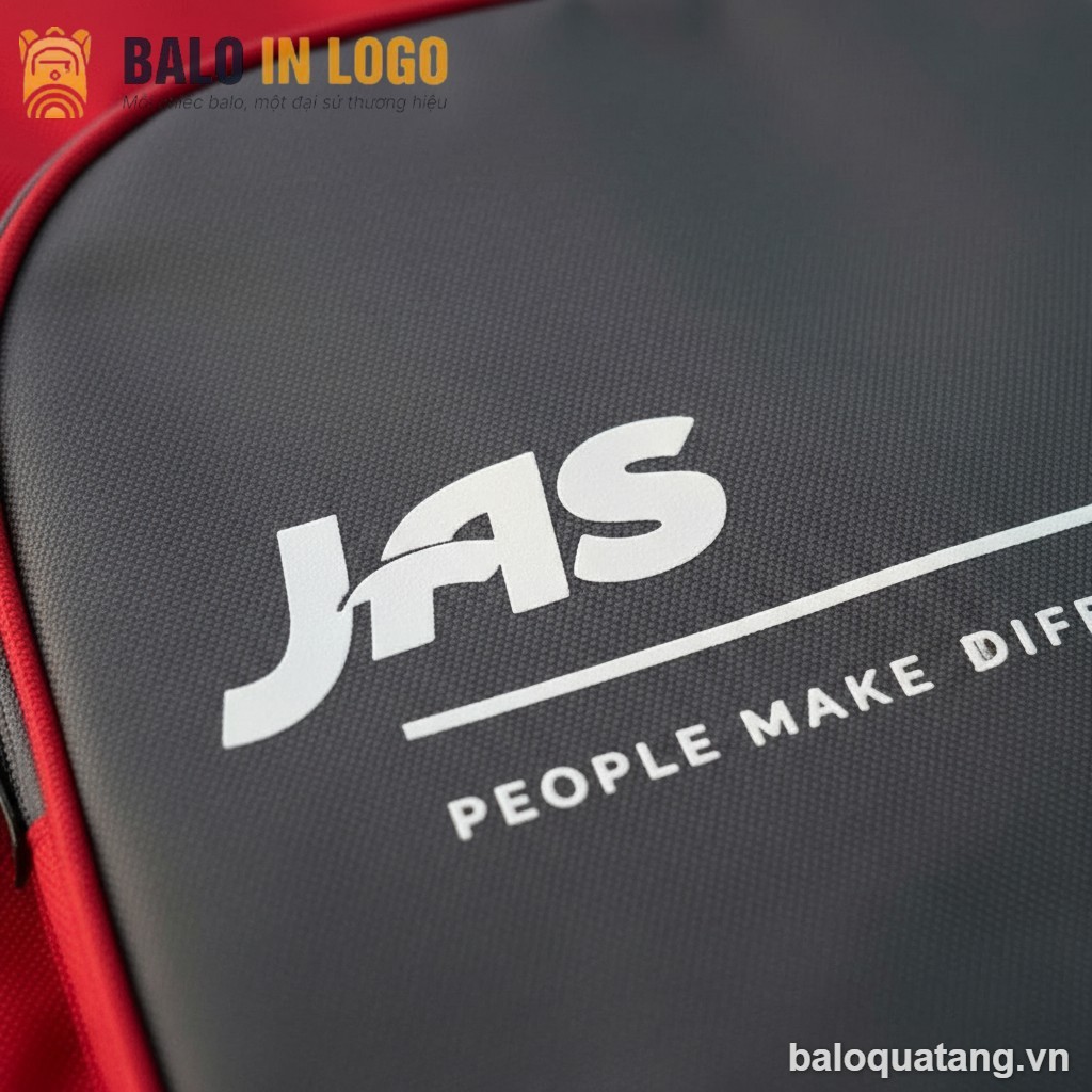 Cặp xách học sinh quà tặng in logo vải dù 600D 35x23x10cm xanh navy HS-08