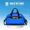Túi du lịch quà tặng in logo vải dù xanh dương quai đeo xách đa năng DL-02