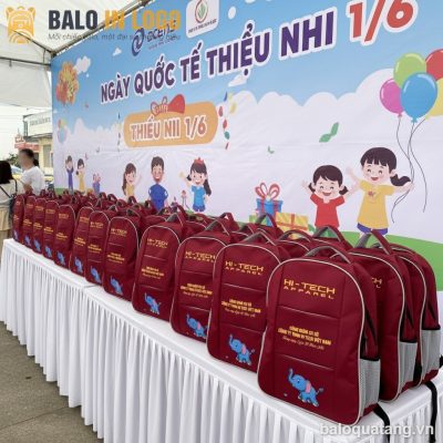 balo-hoc-sinh-qua-tang-in-logo-vai-du-600d-mau-do-in-pet-con-voi-hs-13