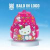 Balo Mẫu Giáo Hello Kitty HS-14 In Logo - Quà Tặng Bế Giảng